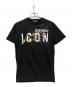 DSQUARED2（ディースクエアード）の古着「半袖Tシャツ」｜ブラック