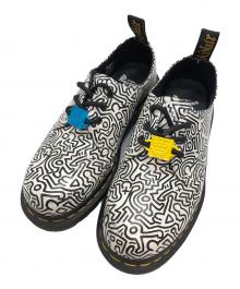 Dr.Martens×Keith Haring（ドクターマーチン×キースヘリング）の古着「3ホールブーツ」｜ブラック×ホワイト