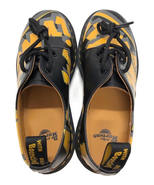 Dr.Martens（ドクターマーチン）Dr.Martens (ドクターマーチン) AIRWAIR VINTAGE SMOOTH ブラック×イエロー サイズ:UK4の古着・服飾アイテム