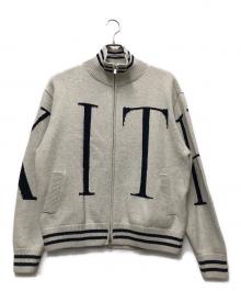 KITH（キス）の古着「ジップニット」｜グレー×ネイビー