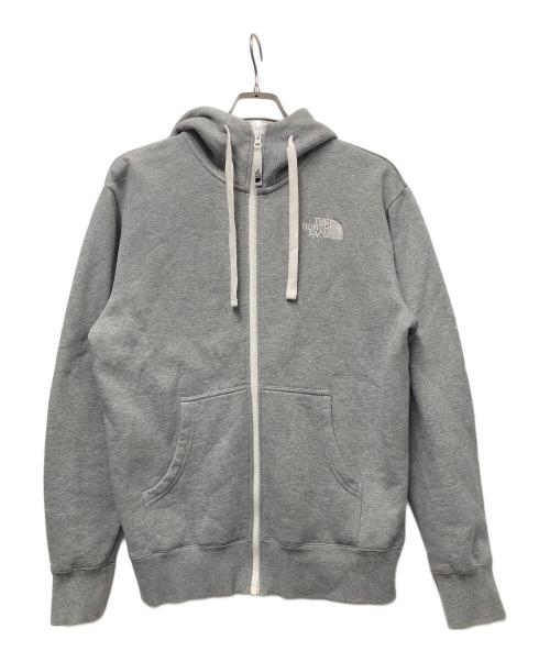 THE NORTH FACE（ザ ノース フェイス）THE NORTH FACE (ザ ノース フェイス) ジップパーカー グレー×ホワイト サイズ:Mの古着・服飾アイテム