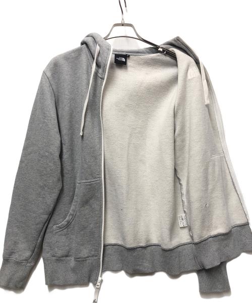 THE NORTH FACE（ザ ノース フェイス）THE NORTH FACE (ザ ノース フェイス) ジップパーカー グレー×ホワイト サイズ:Mの古着・服飾アイテム