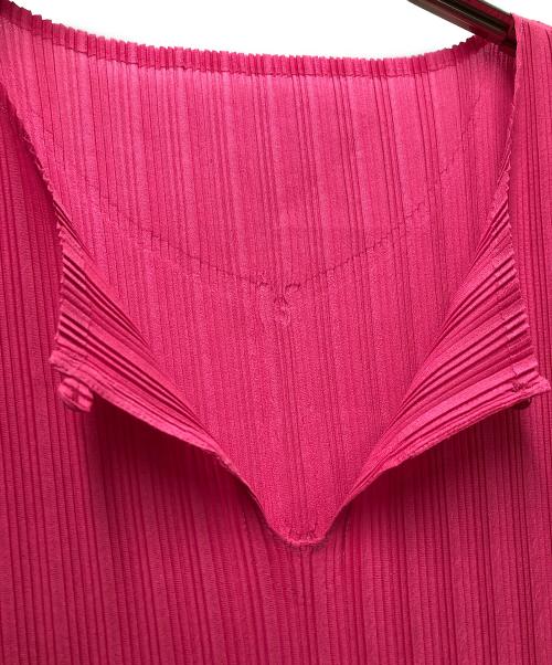 PLEATS PLEASE（プリーツプリーズ）PLEATS PLEASE (プリーツプリーズ) ノースリーブブラウス ピンク サイズ:3の古着・服飾アイテム
