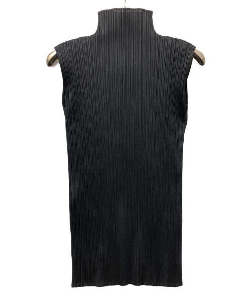 PLEATS PLEASE（プリーツプリーズ）PLEATS PLEASE (プリーツプリーズ) ノースリーブカットソー ブラック サイズ:3の古着・服飾アイテム