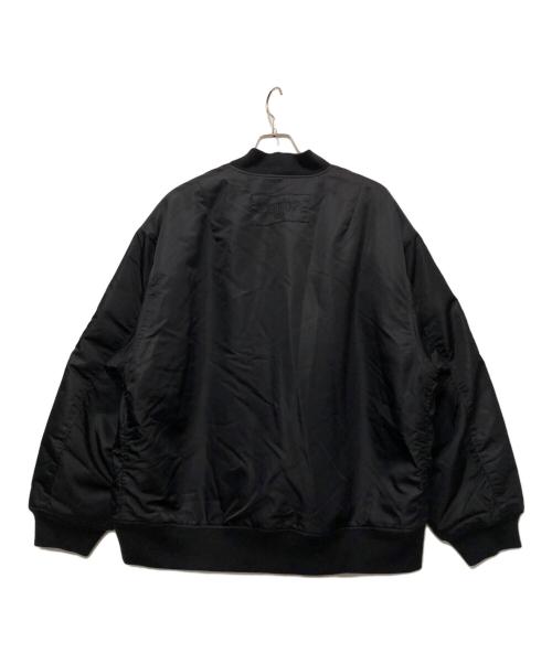 D.V.U.S（デビルユース）D.V.U.S (デビルユース) MA-1ジャケット ブラック サイズ:XLの古着・服飾アイテム