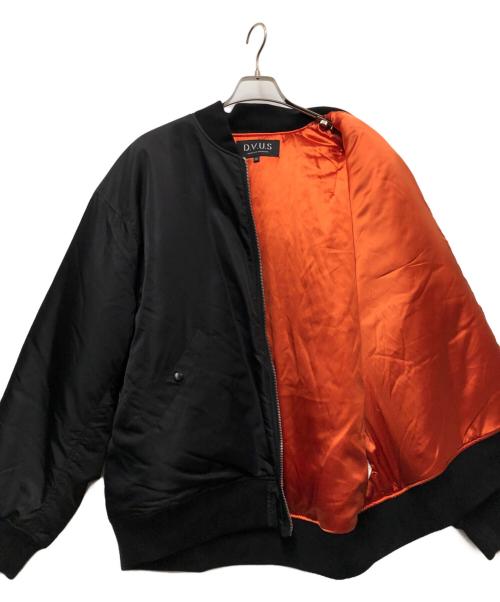 D.V.U.S（デビルユース）D.V.U.S (デビルユース) MA-1ジャケット ブラック サイズ:XLの古着・服飾アイテム