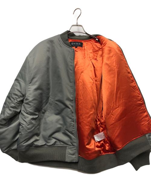 D.V.U.S（デビルユース）D.V.U.S (デビルユース) MA-1ジャケット オリーブ サイズ:Lの古着・服飾アイテム