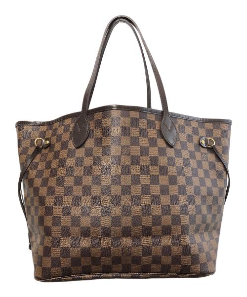 LOUIS VUITTON（ルイ ヴィトン）LOUIS VUITTON (ルイ ヴィトン) ダミエ　ネヴァーフルMM トートバッグ ブラウンの古着・服飾アイテム