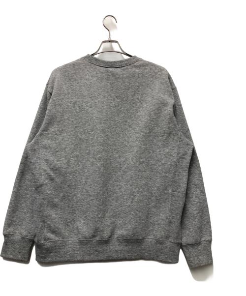 THE NORTH FACE（ザ ノース フェイス）THE NORTH FACE (ザ ノース フェイス) スクエアロゴクルーネックスウェット グレー サイズ:XLの古着・服飾アイテム