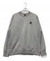 THE NORTH FACE（ザ ノース フェイス）の古着「スクエアロゴクルーネックスウェット」｜グレー