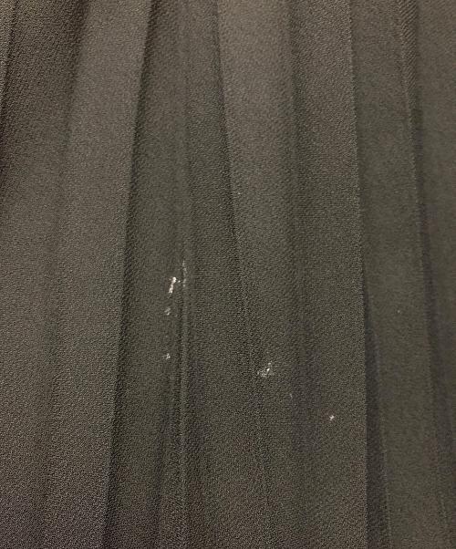 UN3D.（アンスリード）UN3D. (アンスリード) メッシュオリガミプリーツスカート ブラック サイズ:Mの古着・服飾アイテム