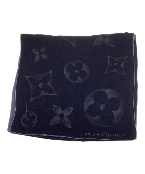 LOUIS VUITTON（ルイ ヴィトン）LOUIS VUITTON (ルイ ヴィトン) エシャルプ　ベロアストール ネイビーの古着・服飾アイテム
