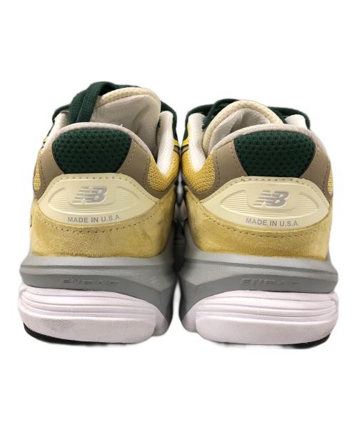 NEW BALANCE（ニューバランス）NEW BALANCE (ニューバランス) ローカットスニーカーU990TE6 ベージュ×グリーン サイズ:27cmの古着・服飾アイテム