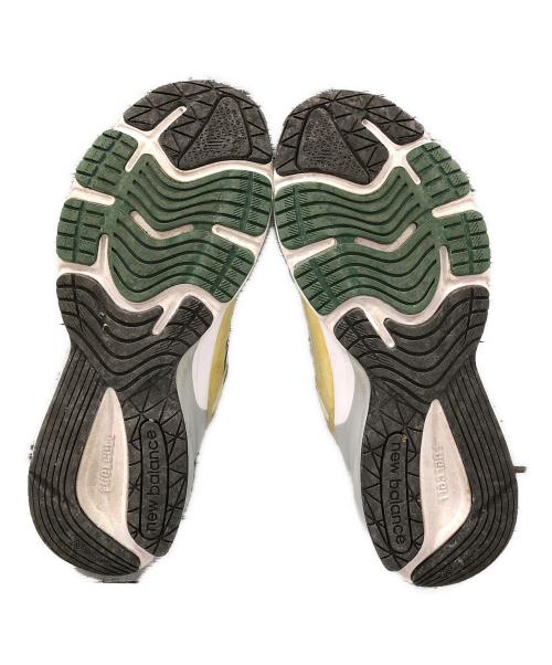 NEW BALANCE（ニューバランス）NEW BALANCE (ニューバランス) ローカットスニーカーU990TE6 ベージュ×グリーン サイズ:27cmの古着・服飾アイテム