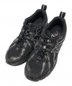 NEW BALANCEニューバランス）の古着「ローカットスニーカー」｜ブラック×シルバー