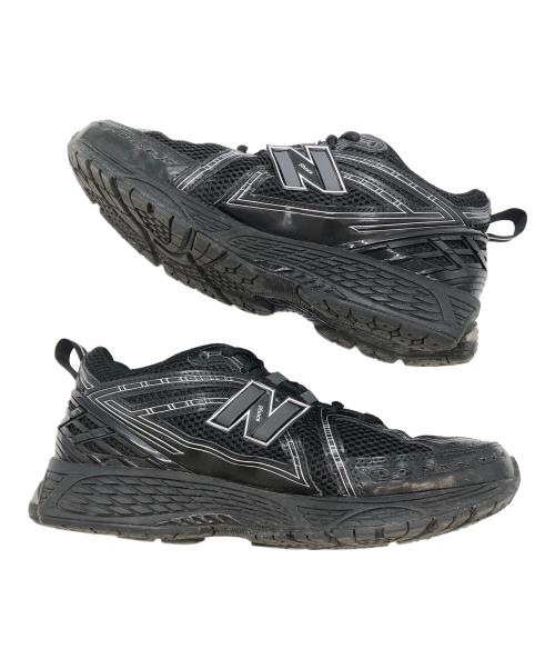 NEW BALANCE（ニューバランス）NEW BALANCE (ニューバランス) ローカットスニーカー ブラック×シルバー サイズ:JPN27.5の古着・服飾アイテム