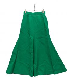 CLANE（クラネ）の古着「ロングスカート」｜グリーン