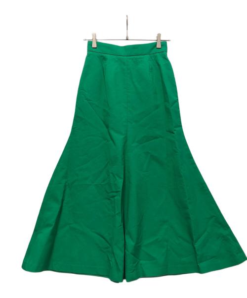CLANE（クラネ）CLANE (クラネ) ロングスカート グリーン サイズ:1の古着・服飾アイテム
