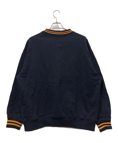 WIND AND SEA（ウィンダンシー）WIND AND SEA (ウィンダンシー) スウェット ネイビー×オレンジ サイズ:Lの古着・服飾アイテム