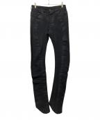 JULIUSユリウス）の古着「デニムパンツ」｜ブラック