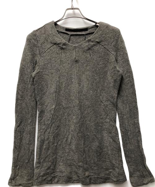 JULIUS（ユリウス）JULIUS (ユリウス) 厚手ニット グレー サイズ:1の古着・服飾アイテム