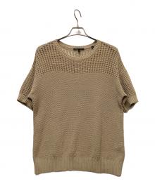 ARMANI EXCHANGE（アルマーニ エクスチェンジ）の古着「薄手ニット」｜ベージュ