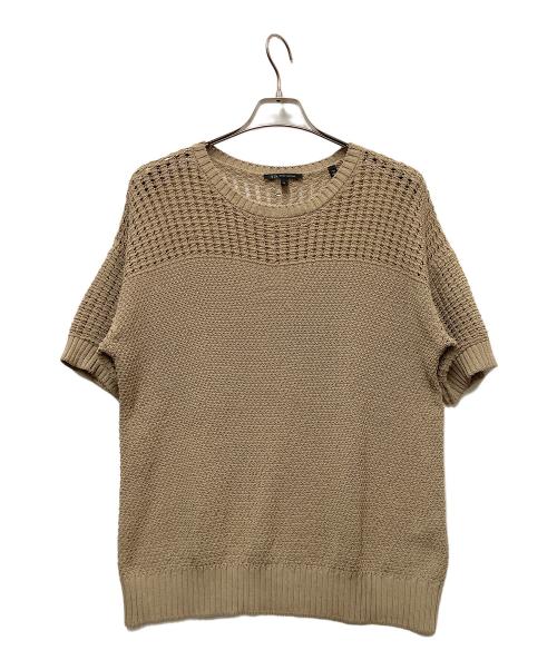 ARMANI EXCHANGE（アルマーニ エクスチェンジ）ARMANI EXCHANGE (アルマーニ エクスチェンジ) 薄手ニット ベージュ サイズ:Mの古着・服飾アイテム