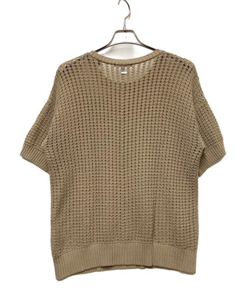 ARMANI EXCHANGE（アルマーニ エクスチェンジ）ARMANI EXCHANGE (アルマーニ エクスチェンジ) 薄手ニット ベージュ サイズ:Mの古着・服飾アイテム