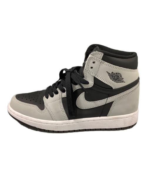 NIKE（ナイキ）NIKE (ナイキ) Nike Air Jordan 1 High OG(エアジョーダン1 ハイ オリジナル）) グレー×ブラック サイズ:24cmの古着・服飾アイテム