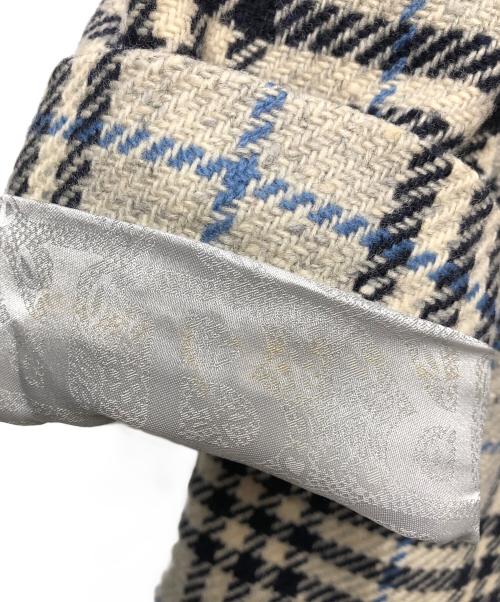 BURBERRY LONDON（バーバリーロンドン）BURBERRY LONDON (バーバリーロンドン) ステンカラーコート ブラック×ベージュ サイズ:9の古着・服飾アイテム
