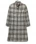 BURBERRY LONDON（バーバリーロンドン）の古着「ステンカラーコート」｜ブラック×ベージュ