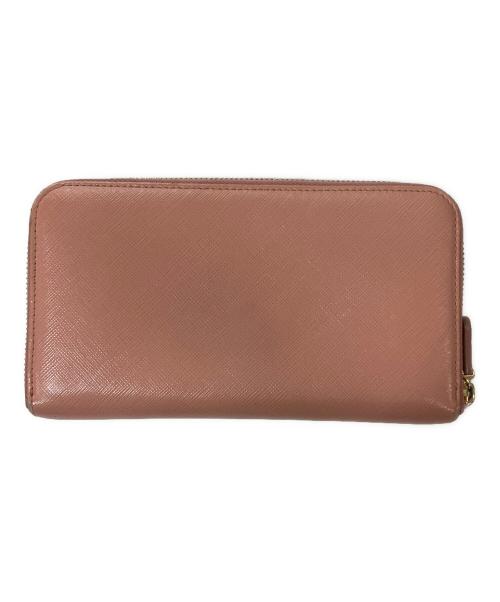 Salvatore Ferragamo（サルヴァトーレ フェラガモ）Salvatore Ferragamo (サルヴァトーレ フェラガモ) ラウンドファスナー長財布 ピンクの古着・服飾アイテム