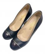 CHANELシャネル）の古着「ヒールパンプス」｜ブラック