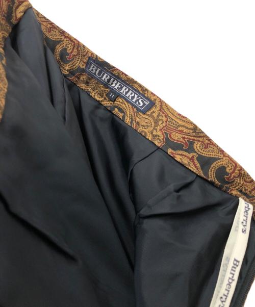 Burberry's（バーバリー）Burberry's (バーバリーズ) フレアスカート ブラック×ベージュ サイズ:11ARの古着・服飾アイテム