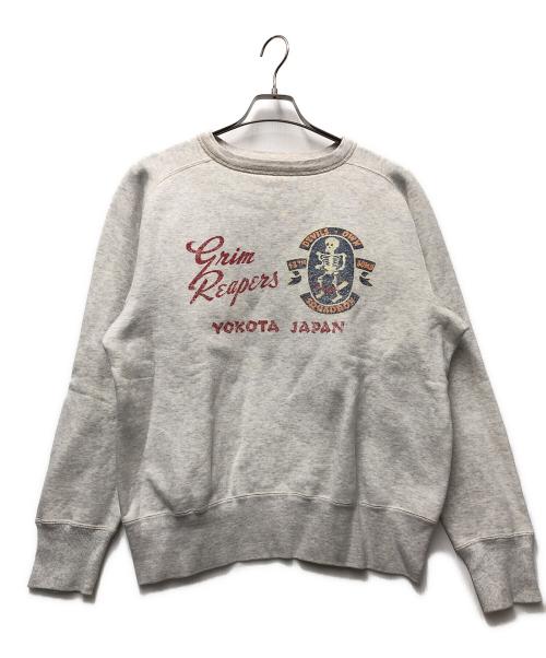 BUZZ RICKSON'S（バズリクソンズ）BUZZ RICKSON'S (バズリクソンズ) クルーネックスウェット グレー サイズ:Lの古着・服飾アイテム