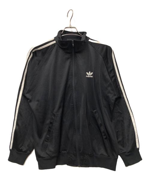 adidas（アディダス）adidas (アディダス) トラックジャケット ブラック×ホワイト サイズ:Mの古着・服飾アイテム