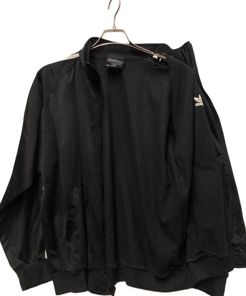 adidas（アディダス）adidas (アディダス) トラックジャケット ブラック×ホワイト サイズ:Mの古着・服飾アイテム