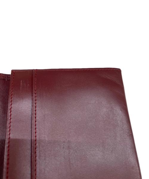 Cartier（カルティエ）Cartier (カルティエ) 二つ折り長財布 ボルドーの古着・服飾アイテム