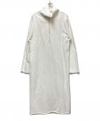 CITYSHOPシティショップ）の古着「長袖ワンピース」｜ホワイト