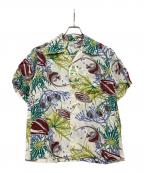 Sun Surfサンサーフ）の古着「アロハシャツ」｜グリーン