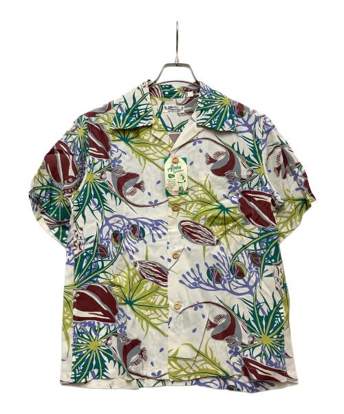 Sun Surf（サンサーフ）Sun Surf (サンサーフ) アロハシャツ グリーン サイズ:Sの古着・服飾アイテム
