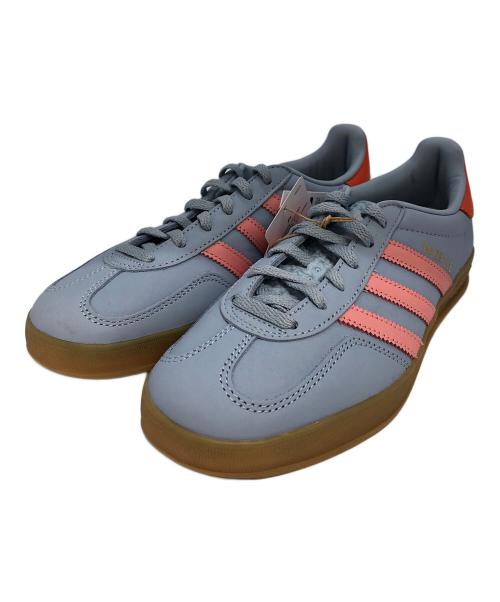 adidas（アディダス）adidas (アディダス) Gazelle Indoor(ガゼルインドア) ブルー×ピンク サイズ:UK6の古着・服飾アイテム