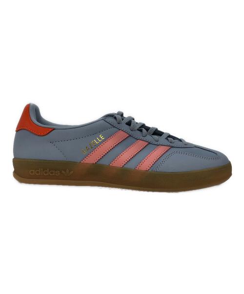 adidas（アディダス）adidas (アディダス) Gazelle Indoor(ガゼルインドア) ブルー×ピンク サイズ:UK6の古着・服飾アイテム