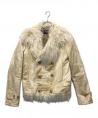 TORNADO MARTトルネードマート）の古着「フェイクムートンジャケット」｜アイボリー