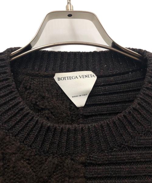 BOTTEGA VENETA（ボッテガベネタ）BOTTEGA VENETA (ボッテガベネタ) 厚手ニット ブラウン サイズ:Mの古着・服飾アイテム