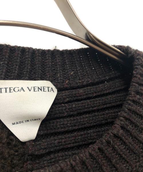 BOTTEGA VENETA（ボッテガベネタ）BOTTEGA VENETA (ボッテガベネタ) 厚手ニット ブラウン サイズ:Mの古着・服飾アイテム