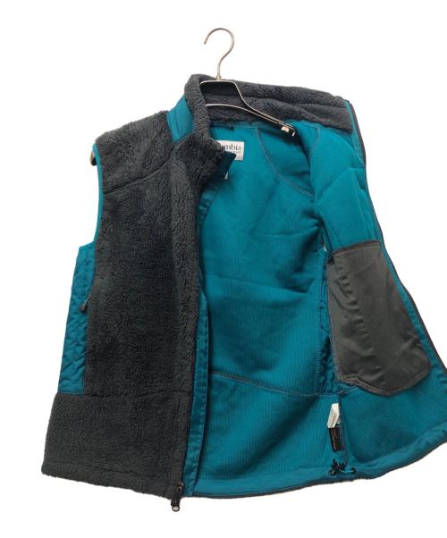 Columbia（コロンビア）Columbia (コロンビア) フリースベスト グレー×ブルー サイズ:Sの古着・服飾アイテム