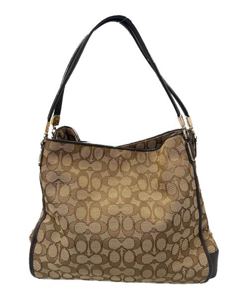 COACH（コーチ）COACH (コーチ) シグネチャートートバッグ ブラウンの古着・服飾アイテム