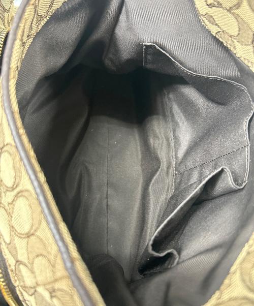 COACH（コーチ）COACH (コーチ) シグネチャートートバッグ ブラウンの古着・服飾アイテム