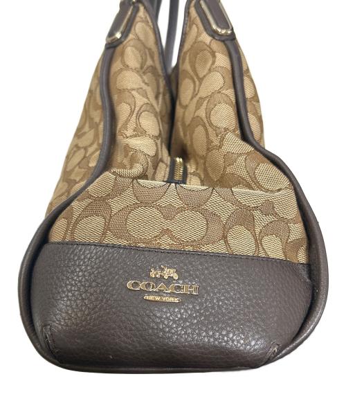 COACH（コーチ）COACH (コーチ) シグネチャートートバッグ ブラウンの古着・服飾アイテム